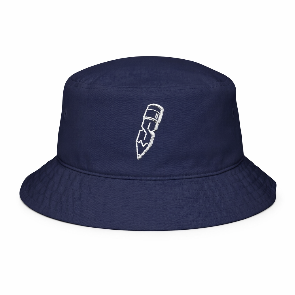 Embroidered S Thing Bucket Hat - Pencil