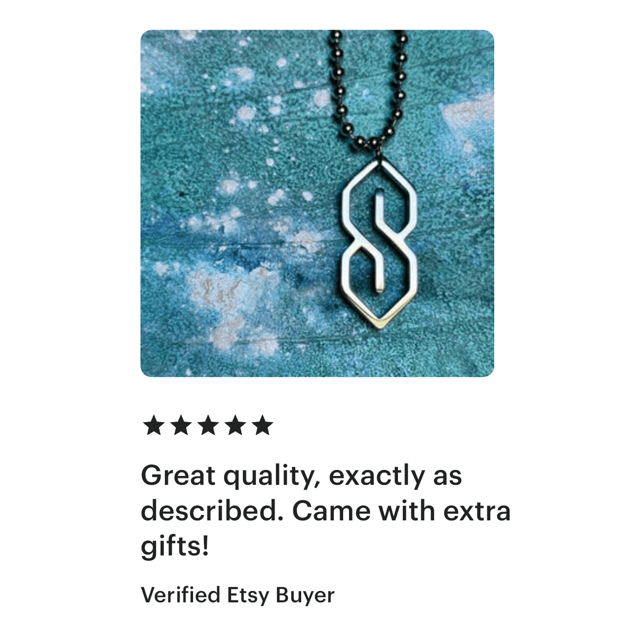 The S Thing Ball Chain Pendant Necklace™ - SILVER