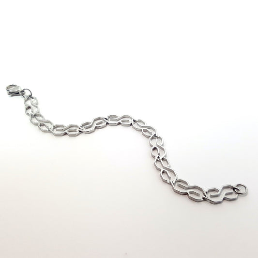 The S Thing Chain Bracelet™ - Small S - Silver