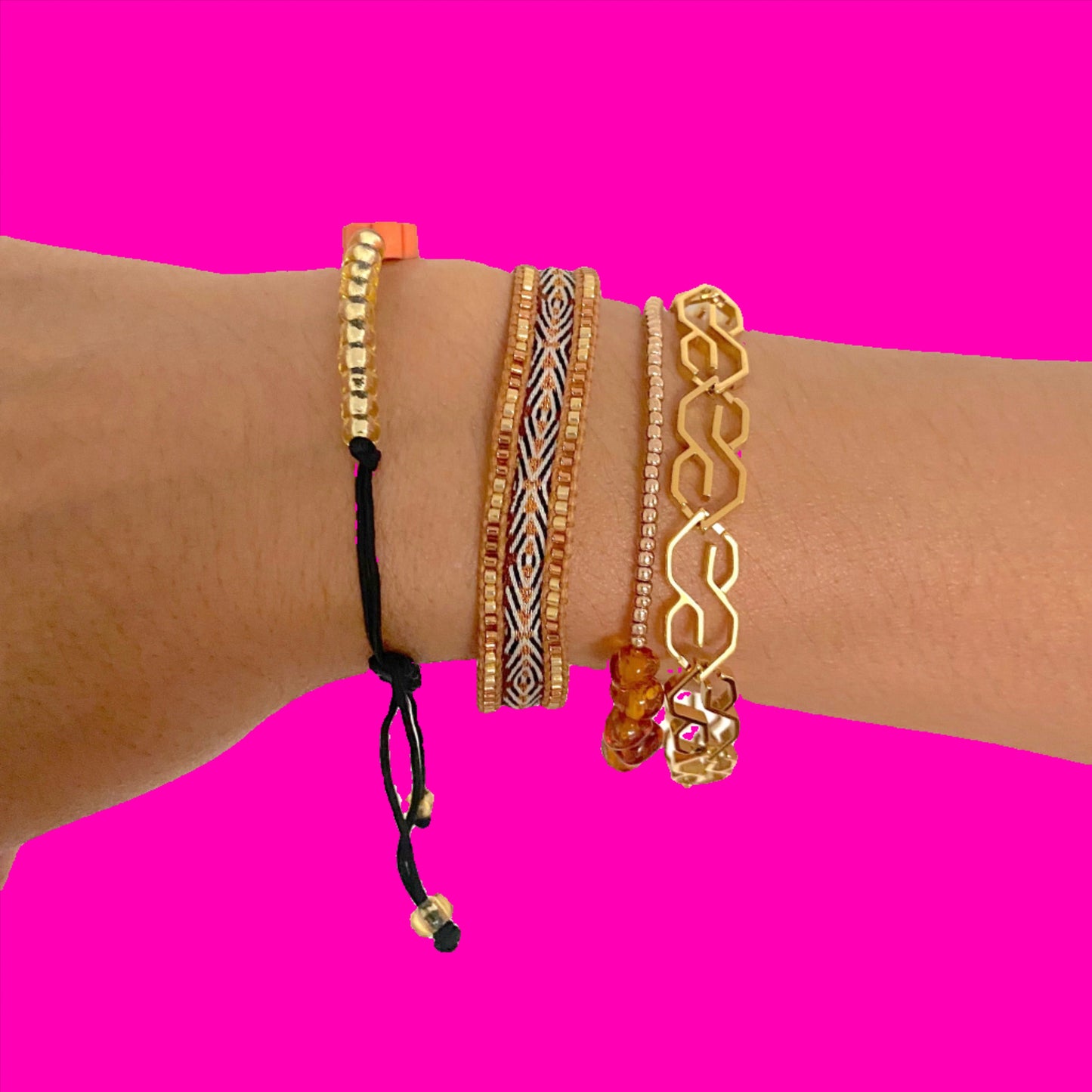 The S Thing Chain Bracelet™ - Small S - Gold