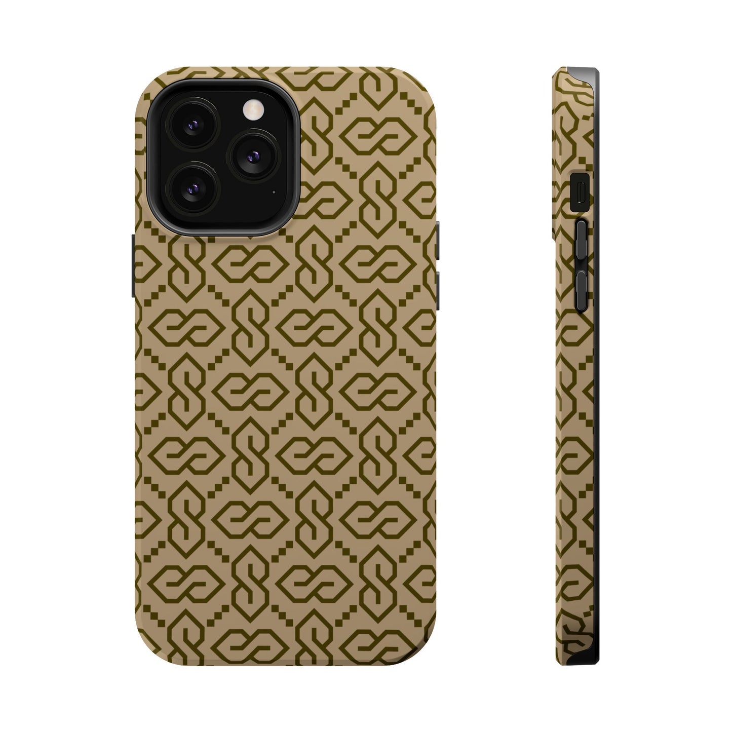 S Thing Faux Real Phone Case - Monogram - Magnetic Impact-Resistant