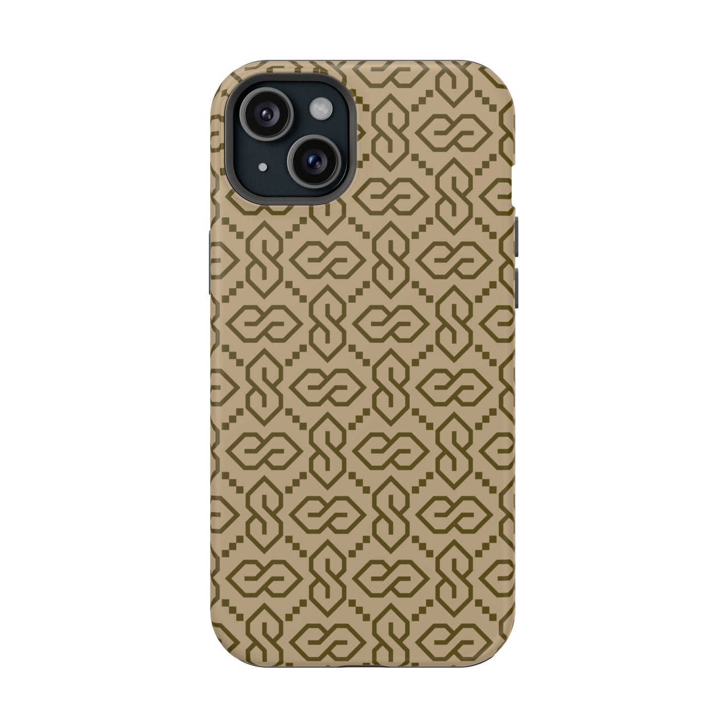 S Thing Faux Real Phone Case - Monogram - Magnetic Impact-Resistant