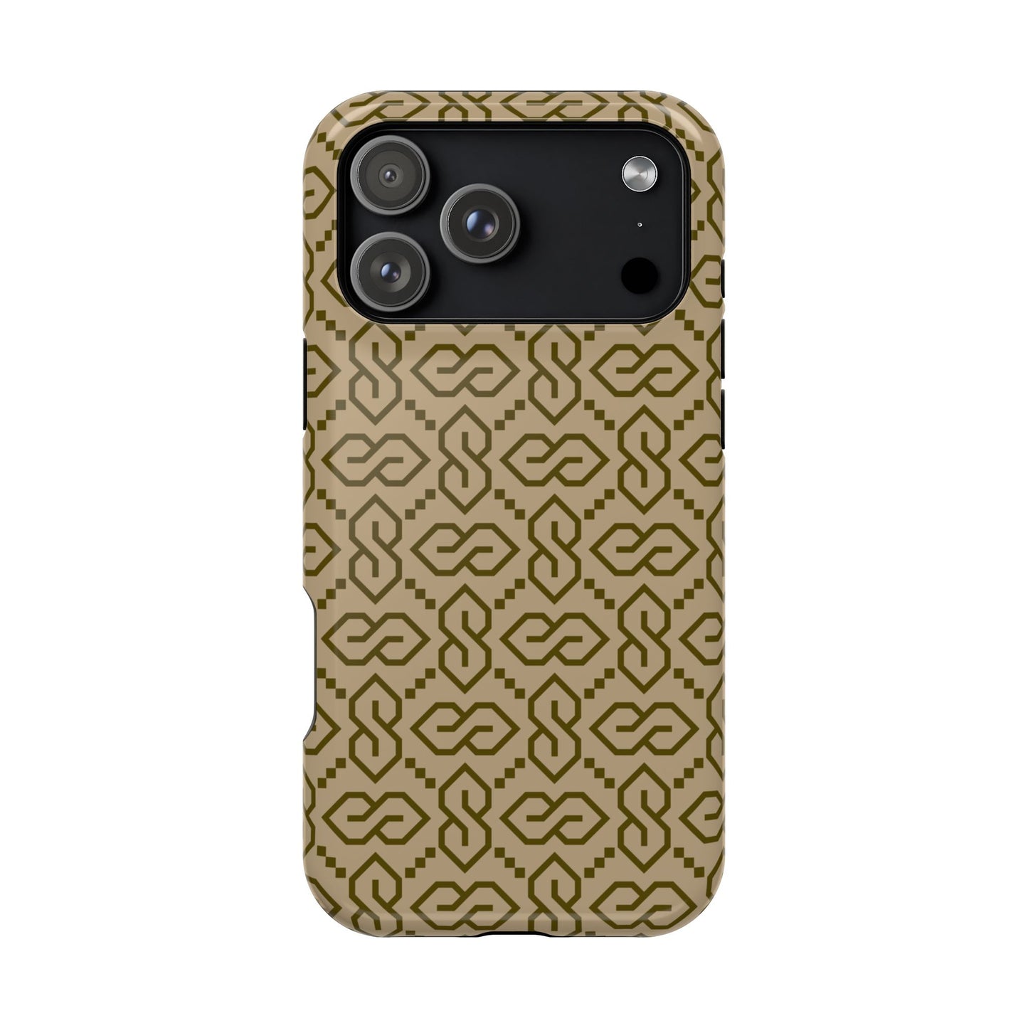 S Thing Faux Real Phone Case - Monogram - Magnetic Impact-Resistant
