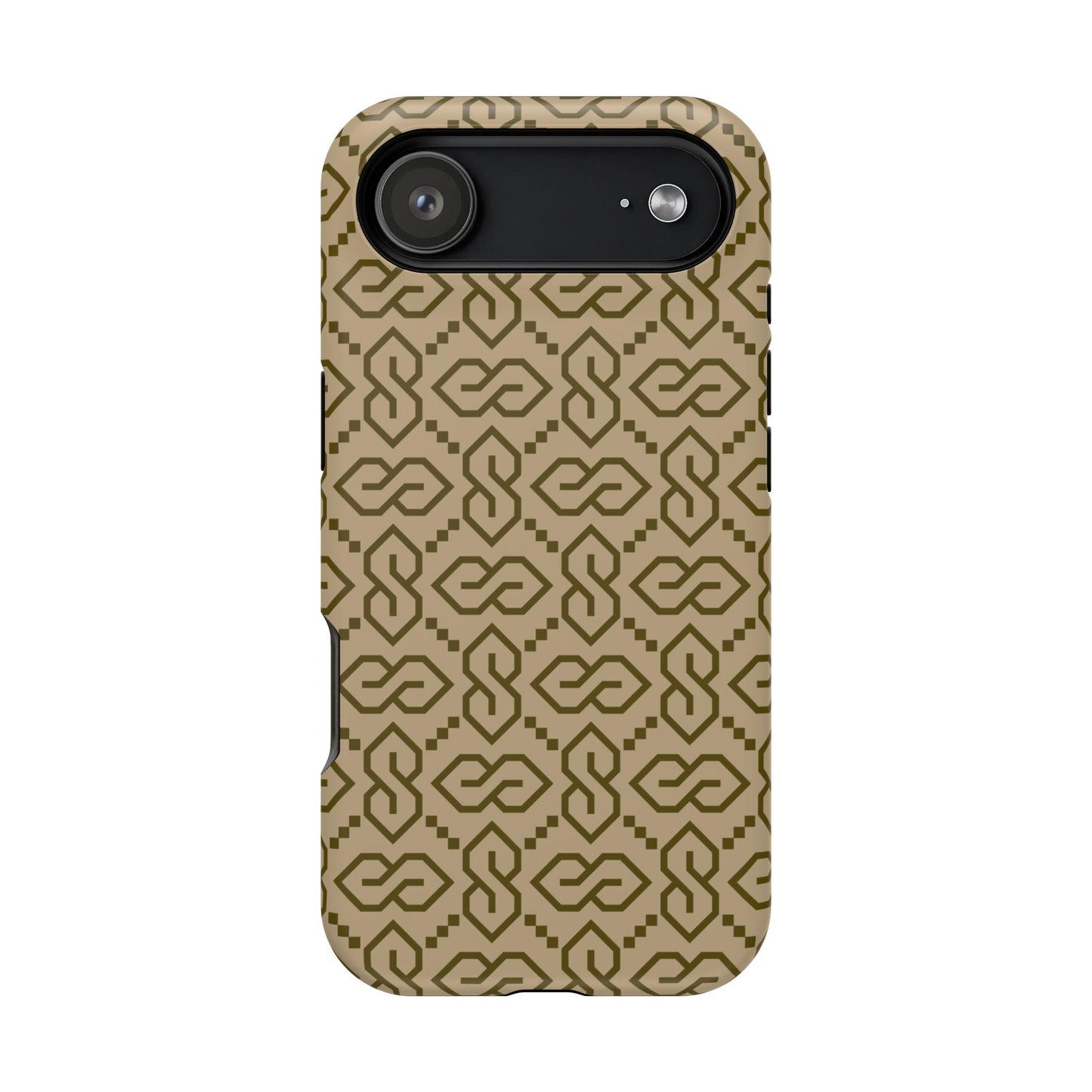 S Thing Faux Real Phone Case - Monogram - Magnetic Impact-Resistant