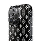 S Thing Faux Real Phone Case - Multi-Models - Black/White