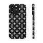 S Thing Faux Real Phone Case - Multi-Models - Black/White