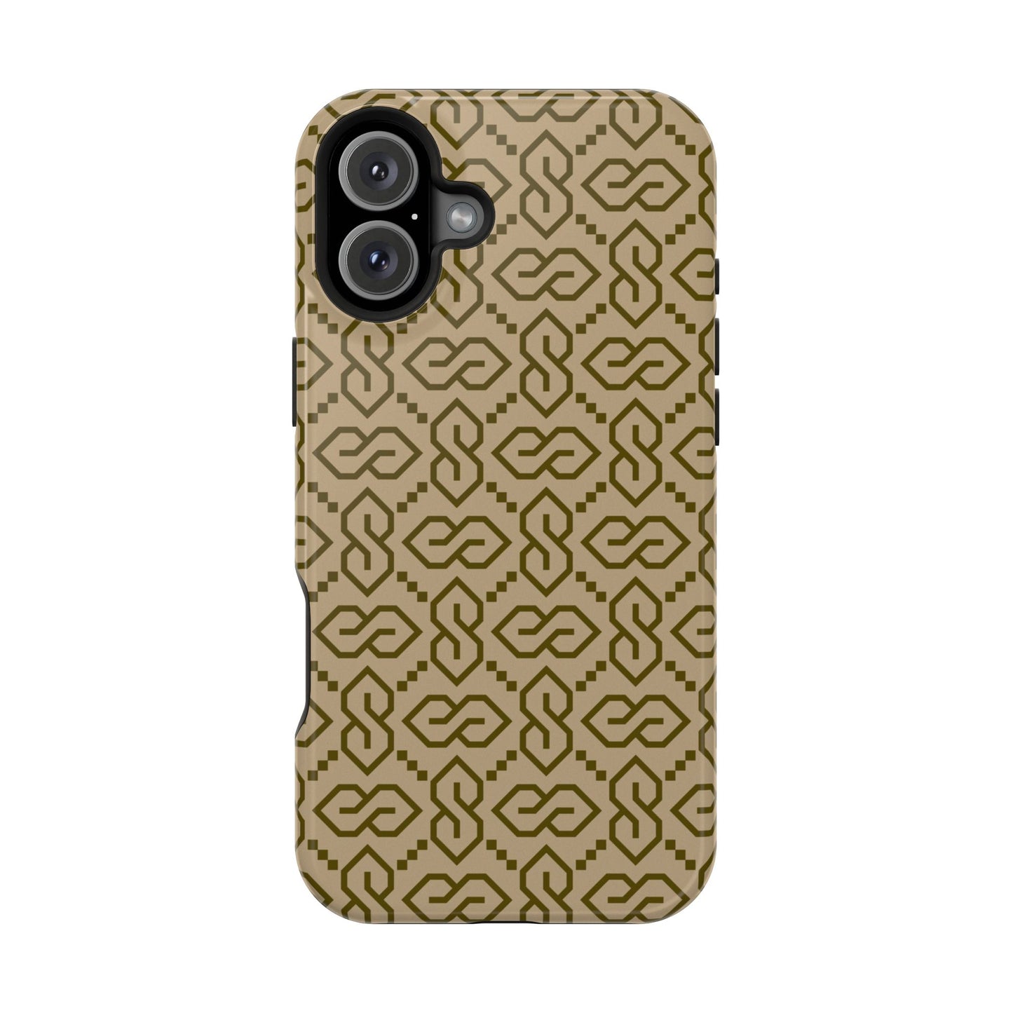 S Thing Faux Real Phone Case - Monogram - Magnetic Impact-Resistant