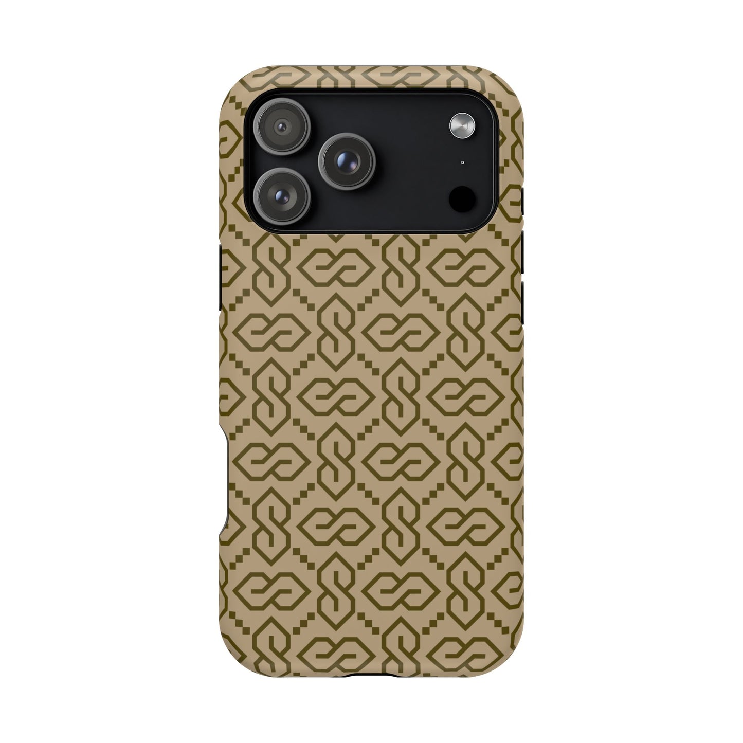 S Thing Faux Real Phone Case - Monogram - Magnetic Impact-Resistant