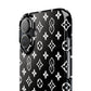 S Thing Faux Real Phone Case - Multi-Models - Black/White