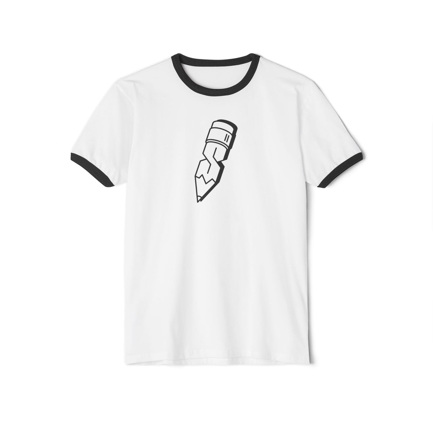 The S Thing Cotton Ringer Tee - Pencil