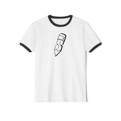 The S Thing Cotton Ringer Tee - Pencil