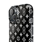 S Thing Faux Real Phone Case - Multi-Models - Black/White