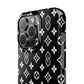 S Thing Faux Real Phone Case - Multi-Models - Black/White