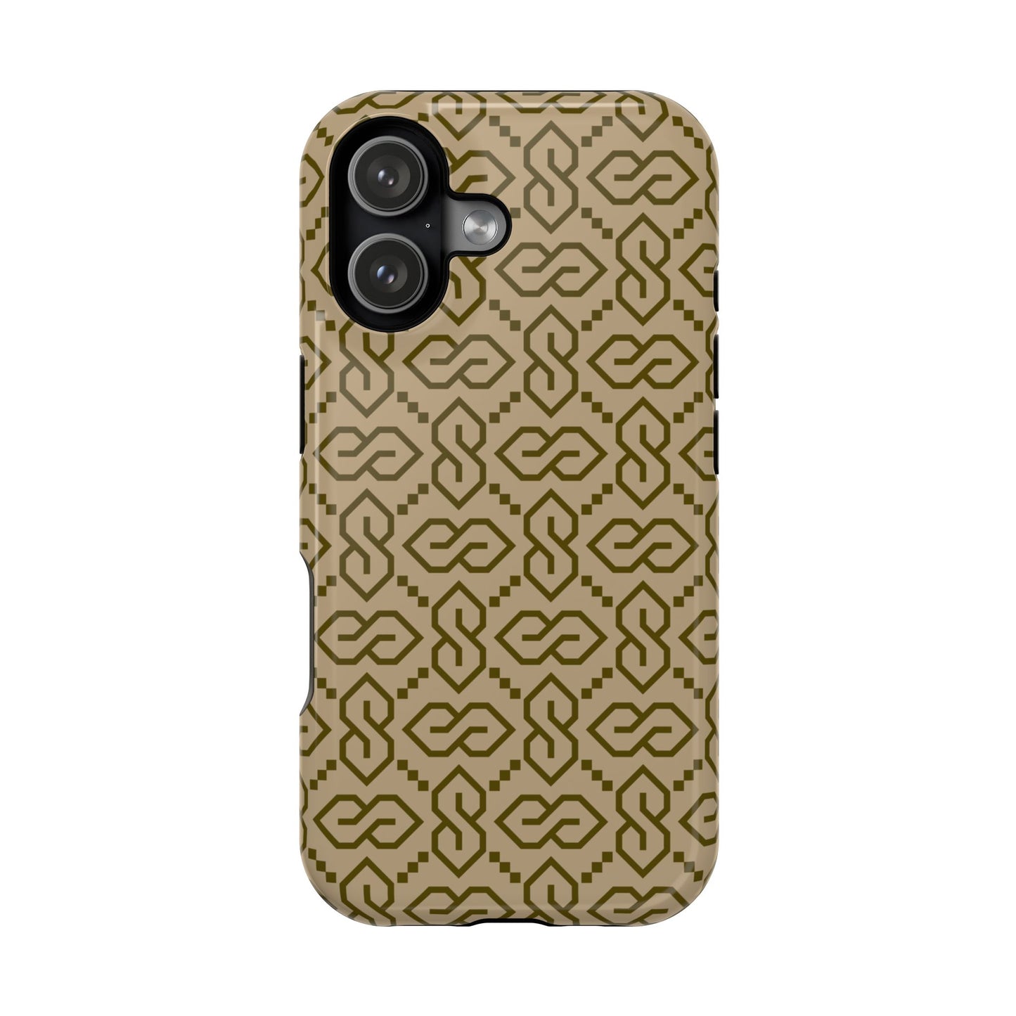 S Thing Faux Real Phone Case - Monogram - Magnetic Impact-Resistant
