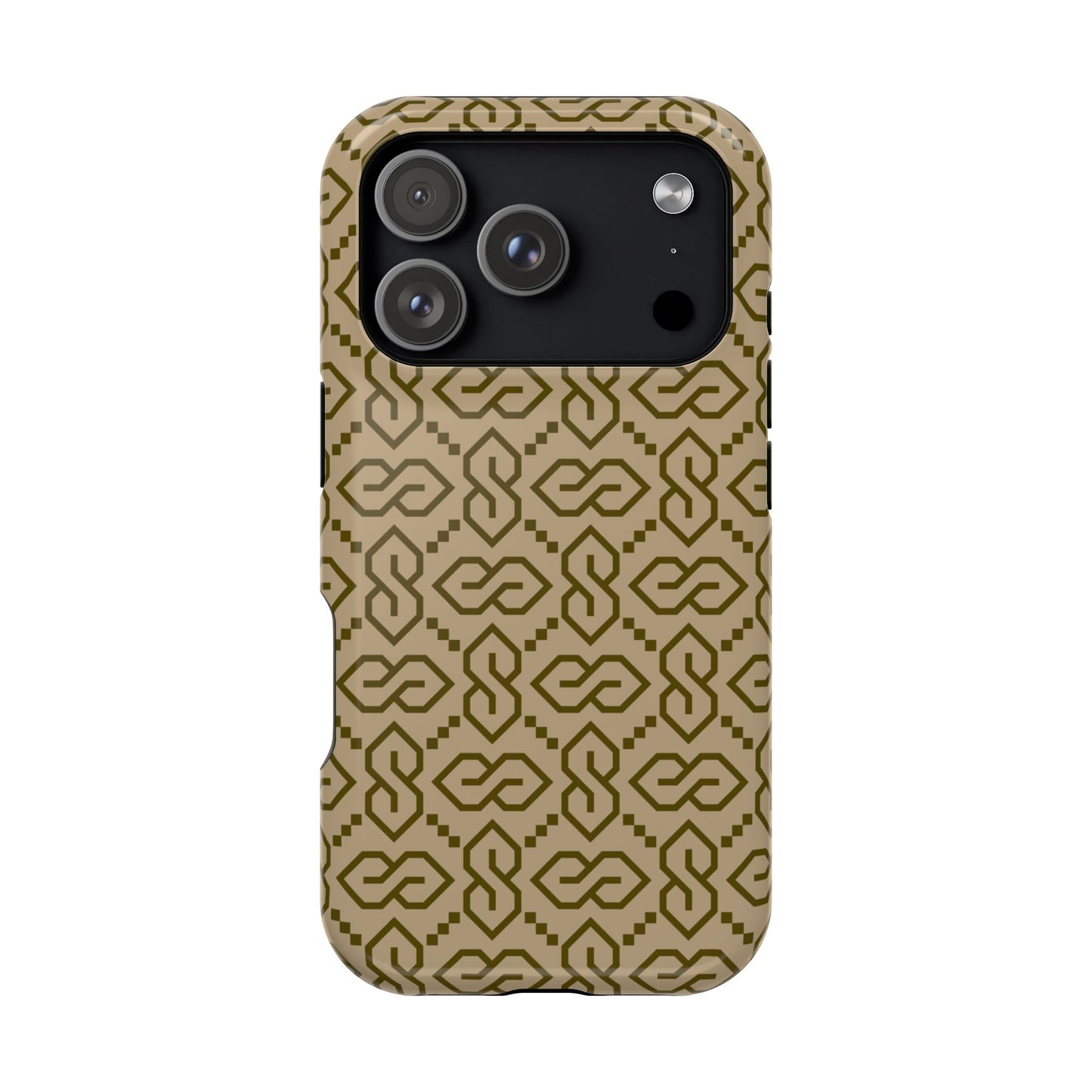 S Thing Faux Real Phone Case - Monogram - Magnetic Impact-Resistant