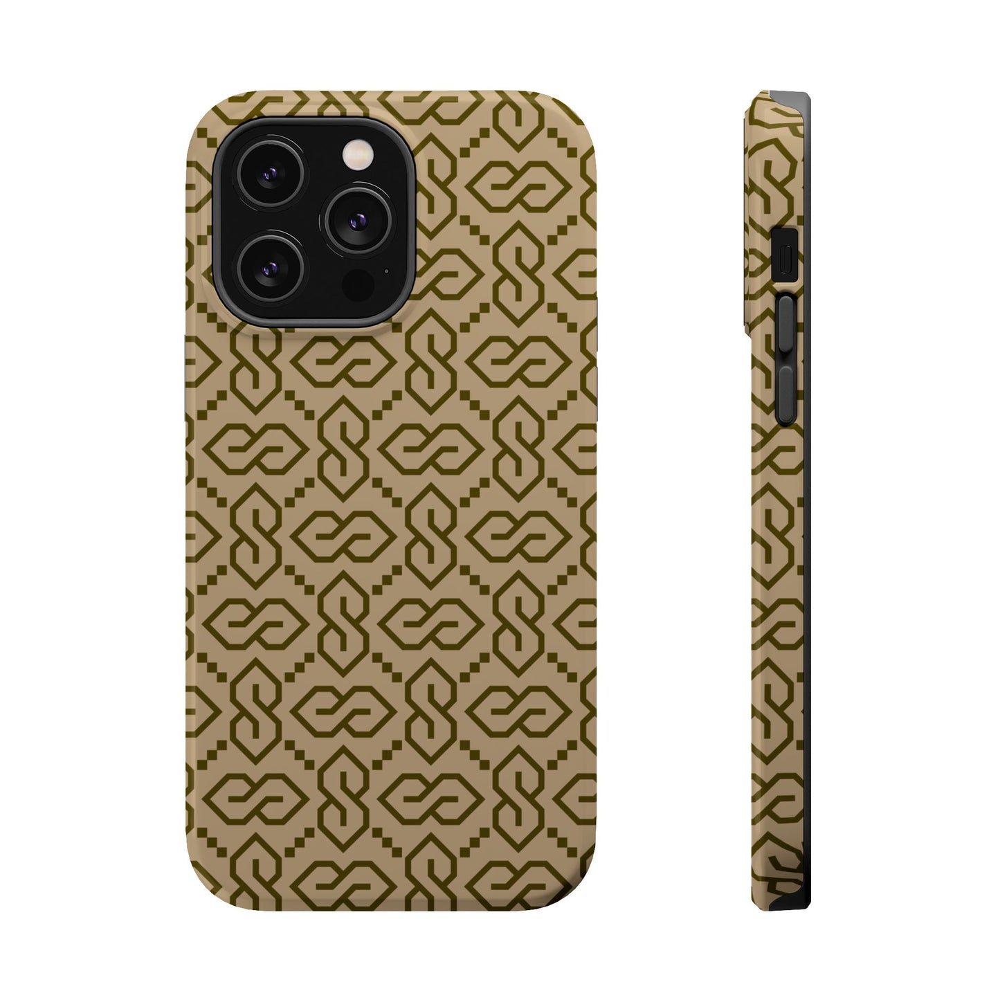 S Thing Faux Real Phone Case - Monogram - Magnetic Impact-Resistant