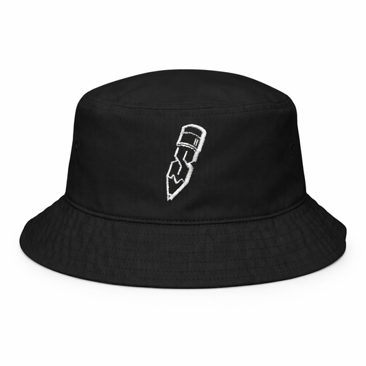 Embroidered S Thing Bucket Hat - Pencil