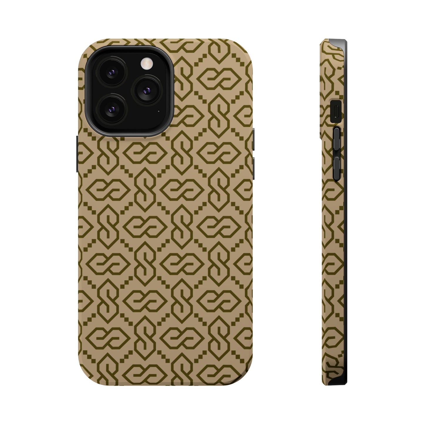 S Thing Faux Real Phone Case - Monogram - Magnetic Impact-Resistant