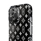 S Thing Faux Real Phone Case - Multi-Models - Black/White