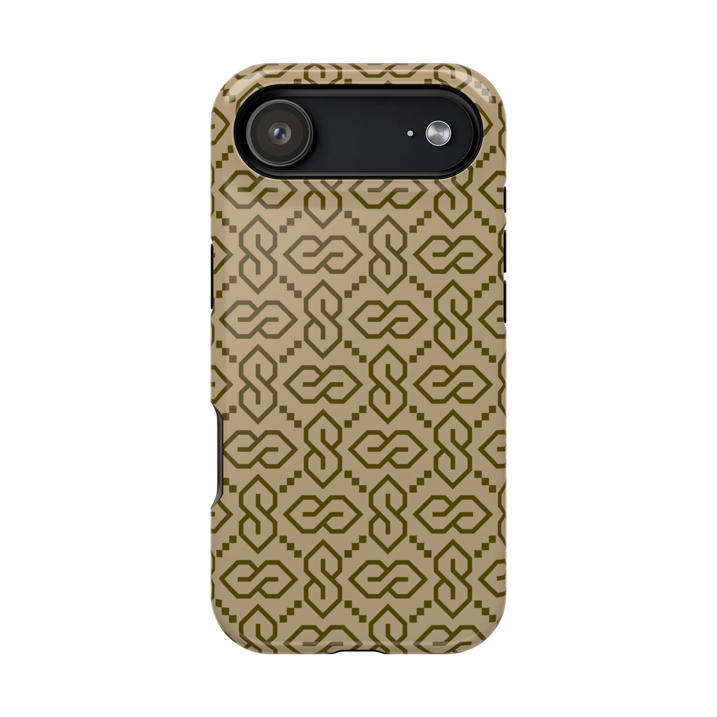 S Thing Faux Real Phone Case - Monogram - Magnetic Impact-Resistant