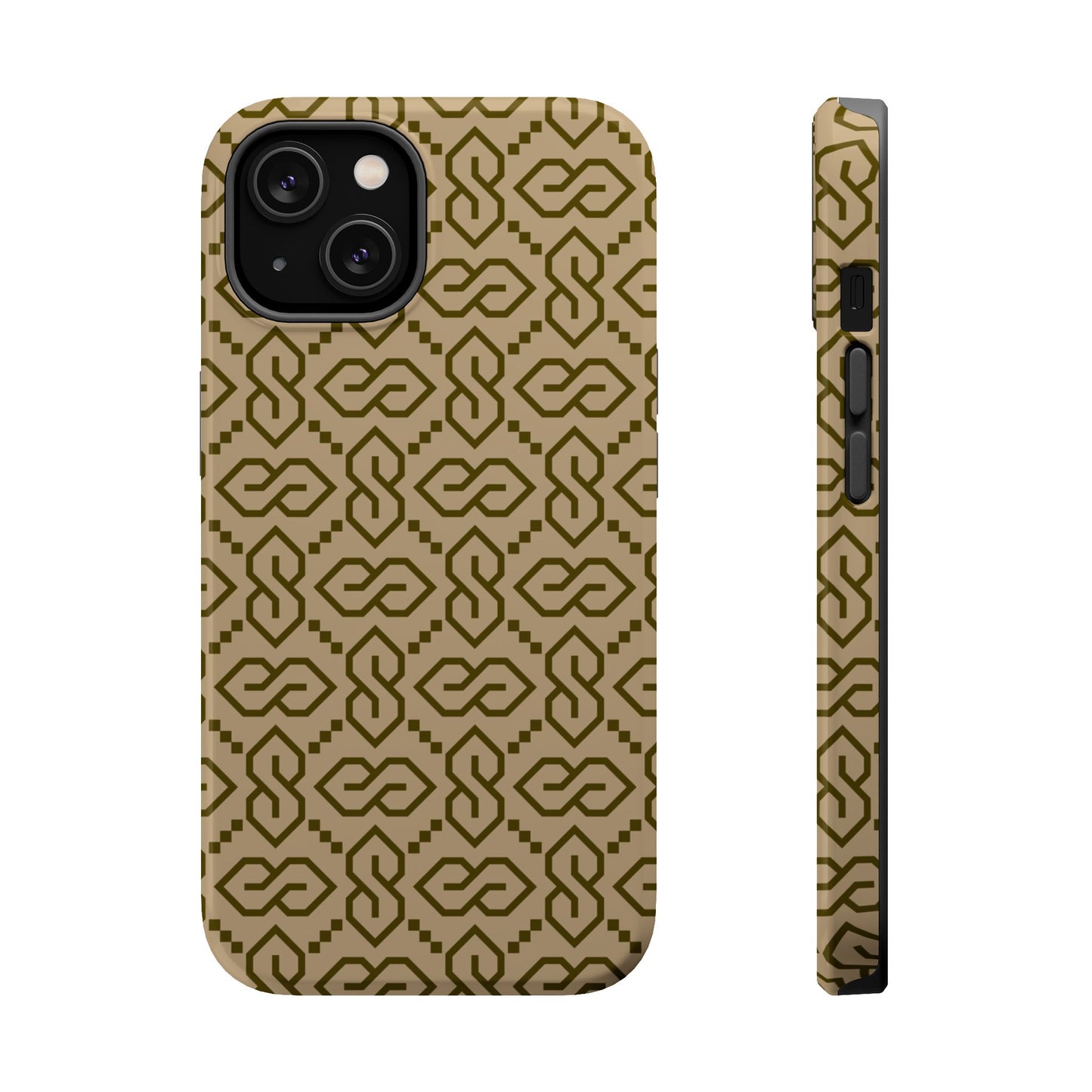 S Thing Faux Real Phone Case - Monogram - Magnetic Impact-Resistant