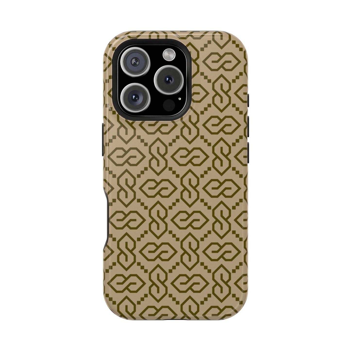 S Thing Faux Real Phone Case - Monogram - Magnetic Impact-Resistant