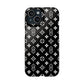 S Thing Faux Real Phone Case - Multi-Models - Black/White