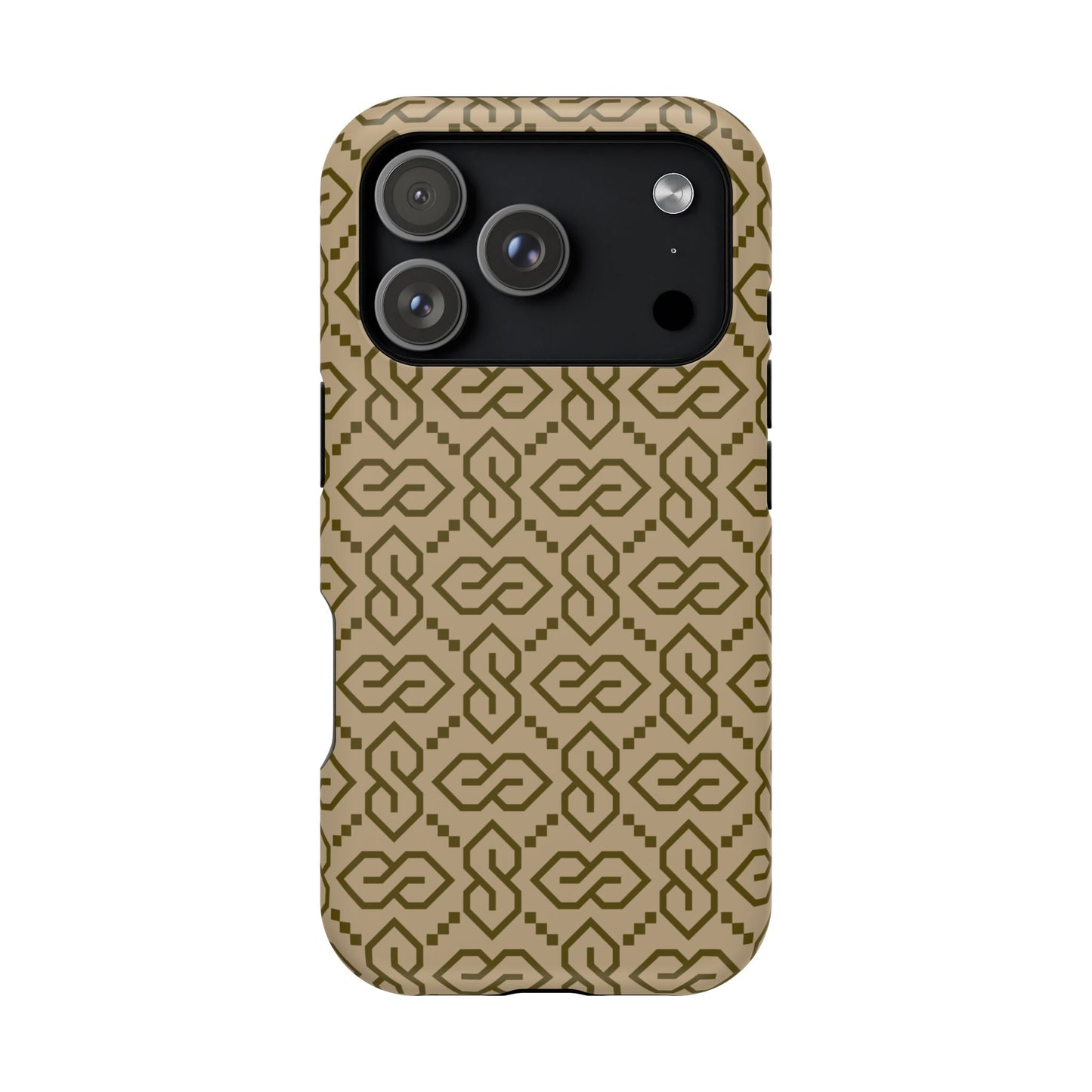 S Thing Faux Real Phone Case - Monogram - Magnetic Impact-Resistant