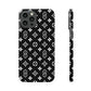 S Thing Faux Real Phone Case - Multi-Models - Black/White