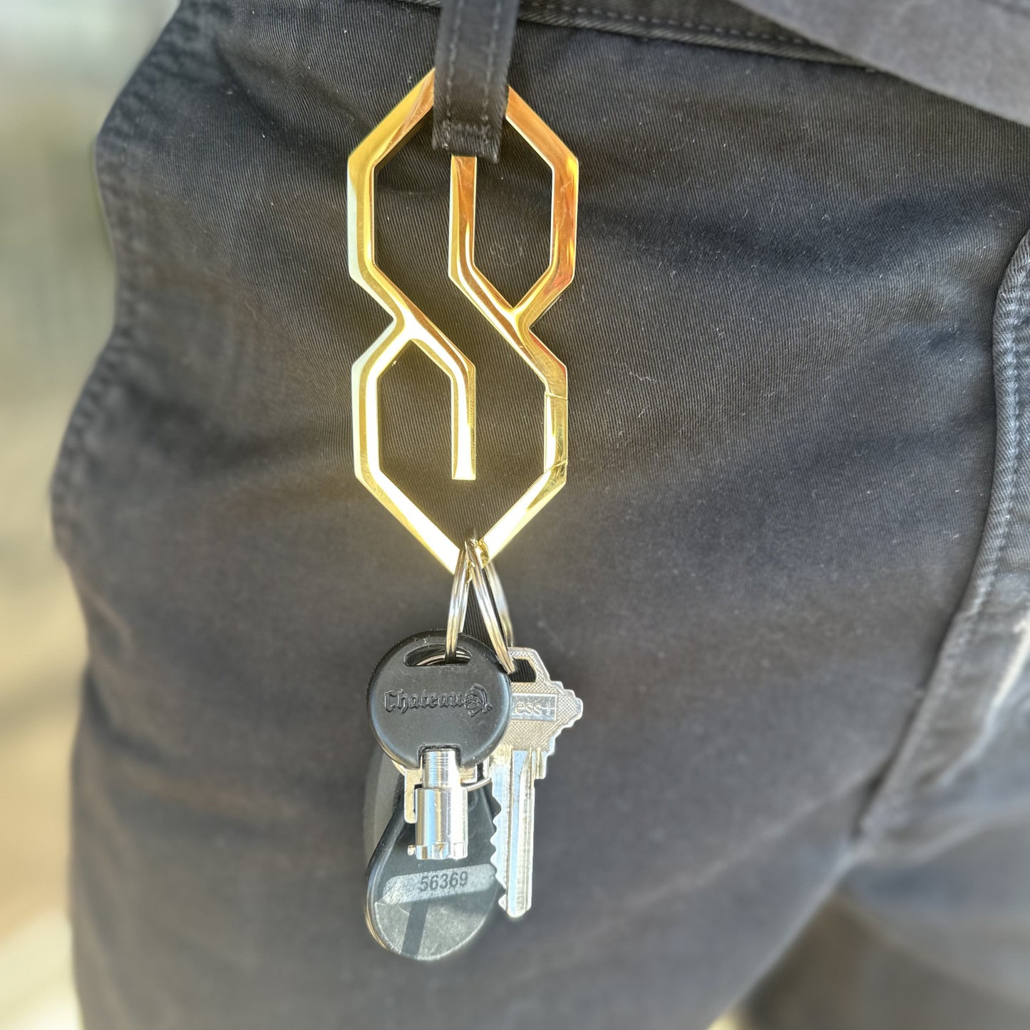 GOLD S Thing Keychain Carabiner™