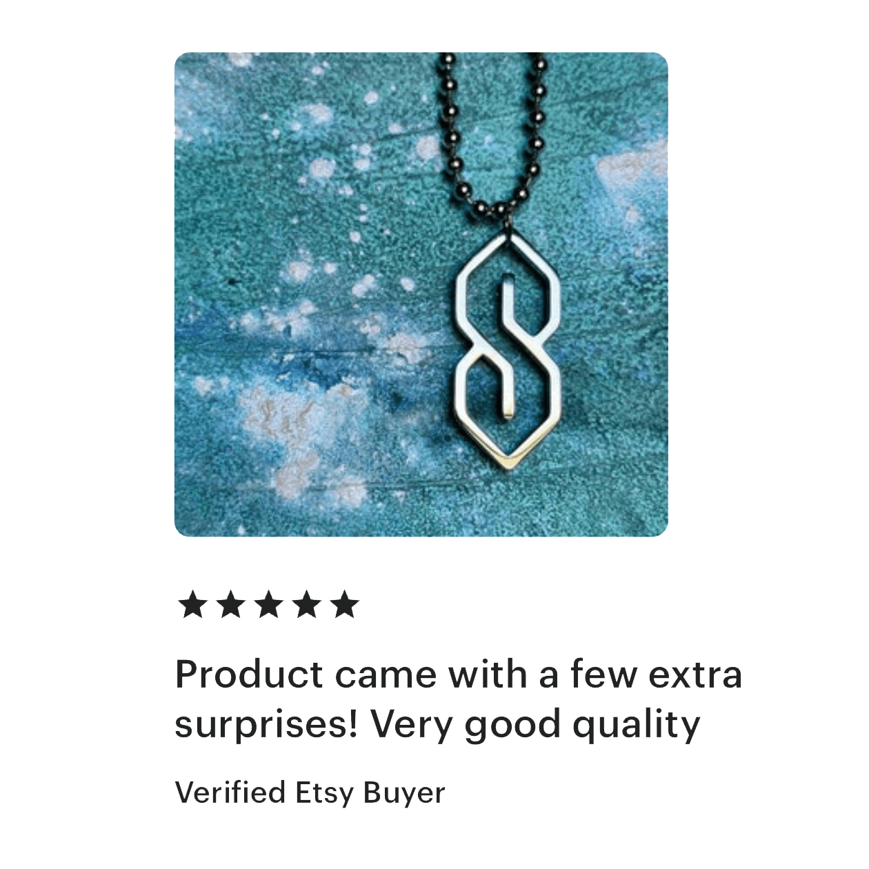 The S Thing Ball Chain Pendant Necklace™ - SILVER