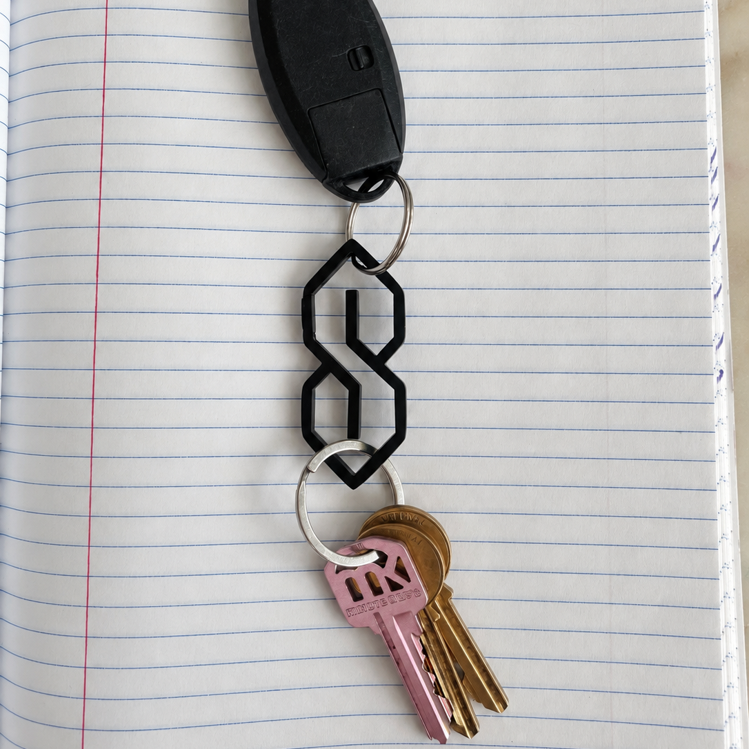 Mini S Thing Keychain Carabiner™ - Black - PREORDER