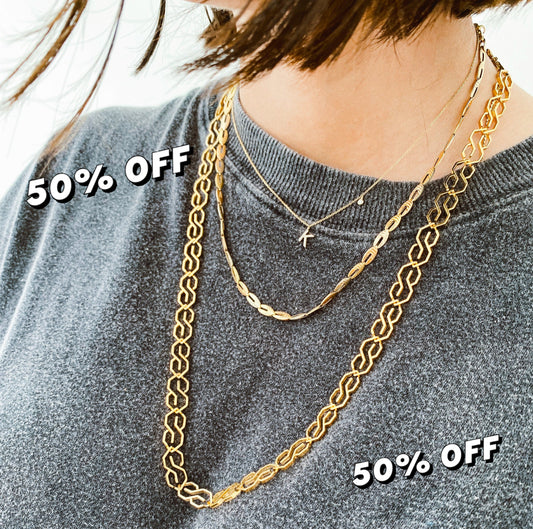 The S Thing Chain Necklace™ - Small S - Gold