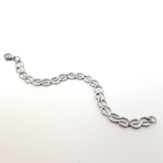 The S Thing Chain Bracelet™ - SMALL S - SILVER